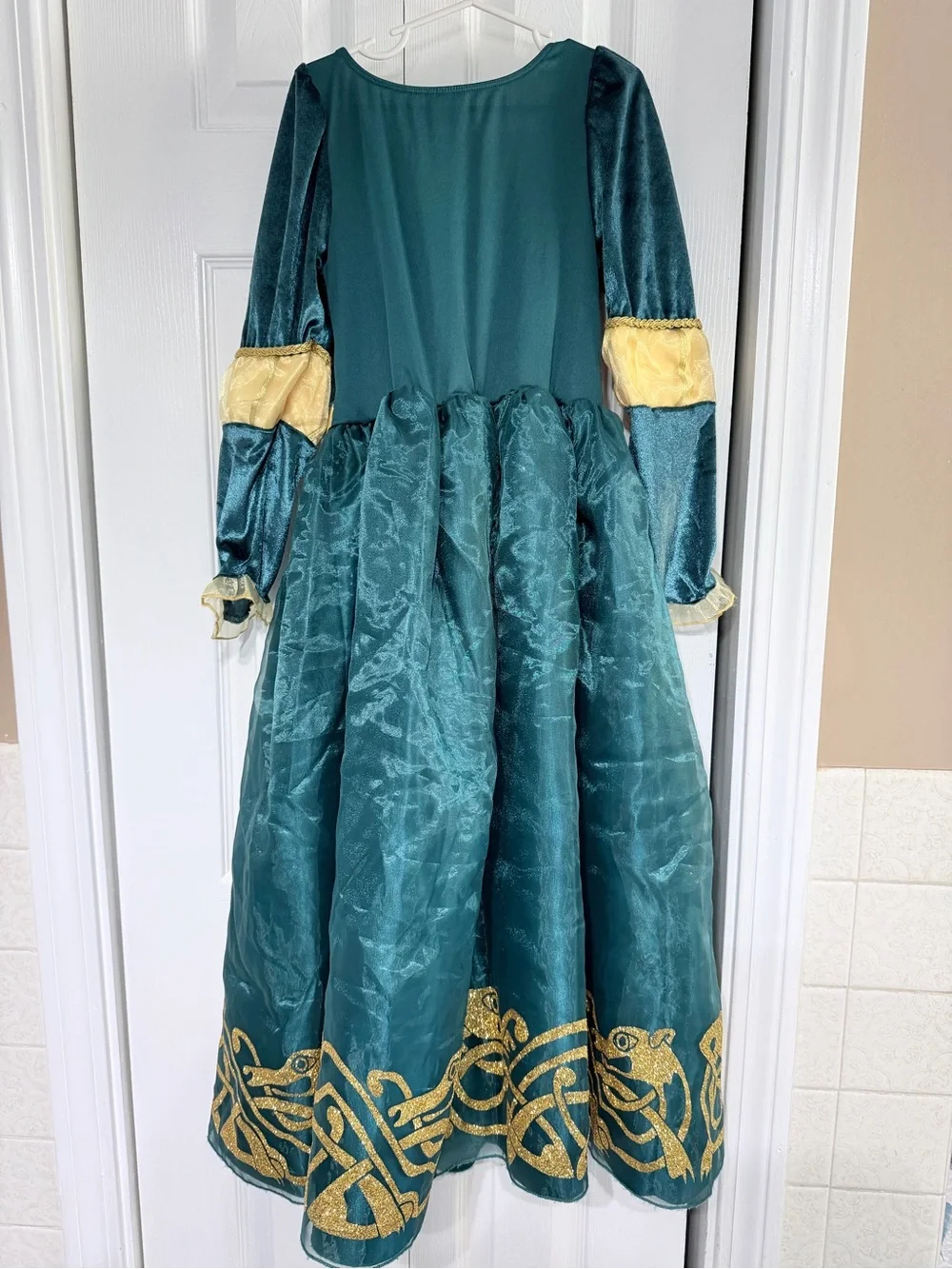 Disney Brave Merida Princess Costume Dress Girls Size 7/8 - Picture 5 of 7